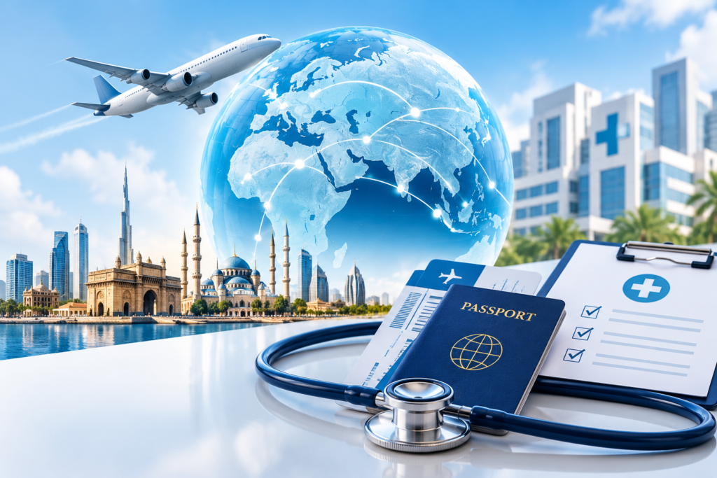 International medical treatment coordination and treatment abroad